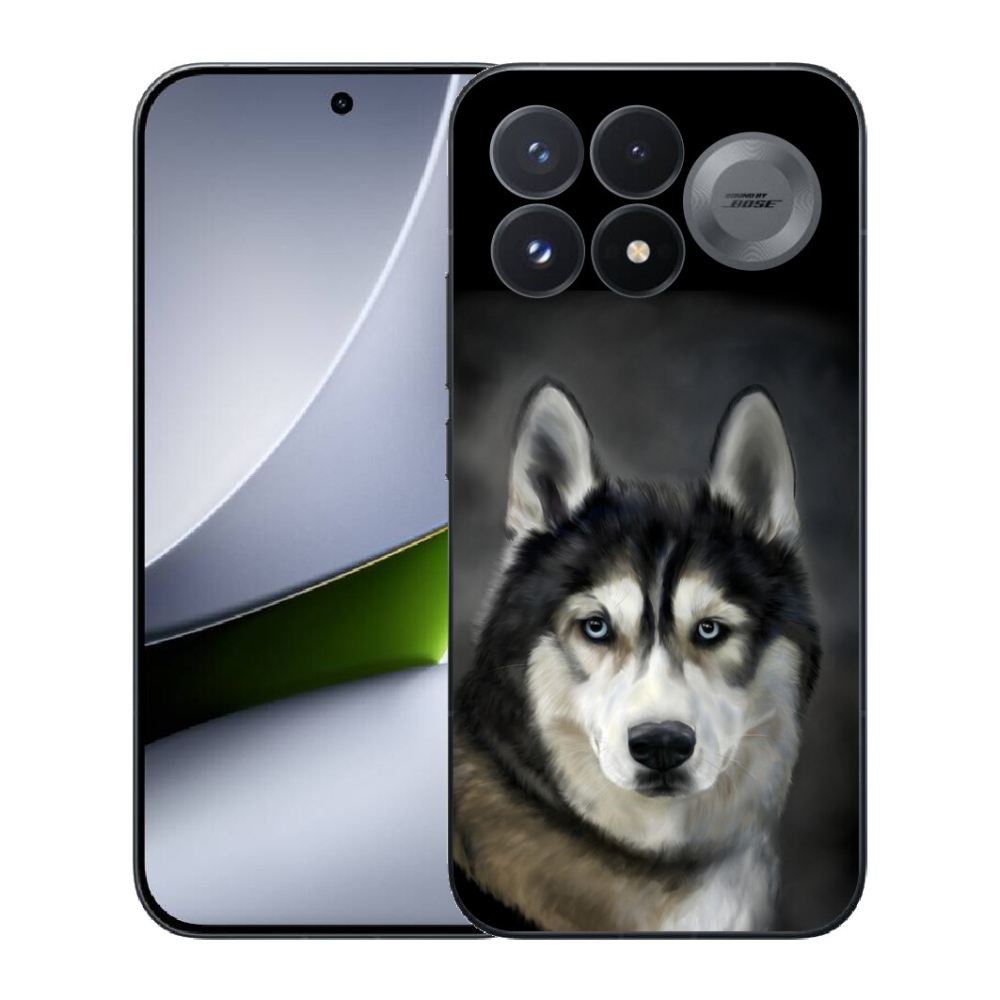 Gélový kryt mmCase na Xiaomi Poco F9 Pro 5G - husky