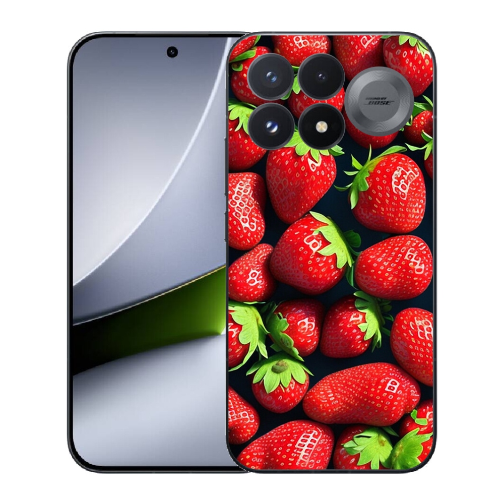 Gélový kryt mmCase na Xiaomi Poco F9 Pro 5G - jahody