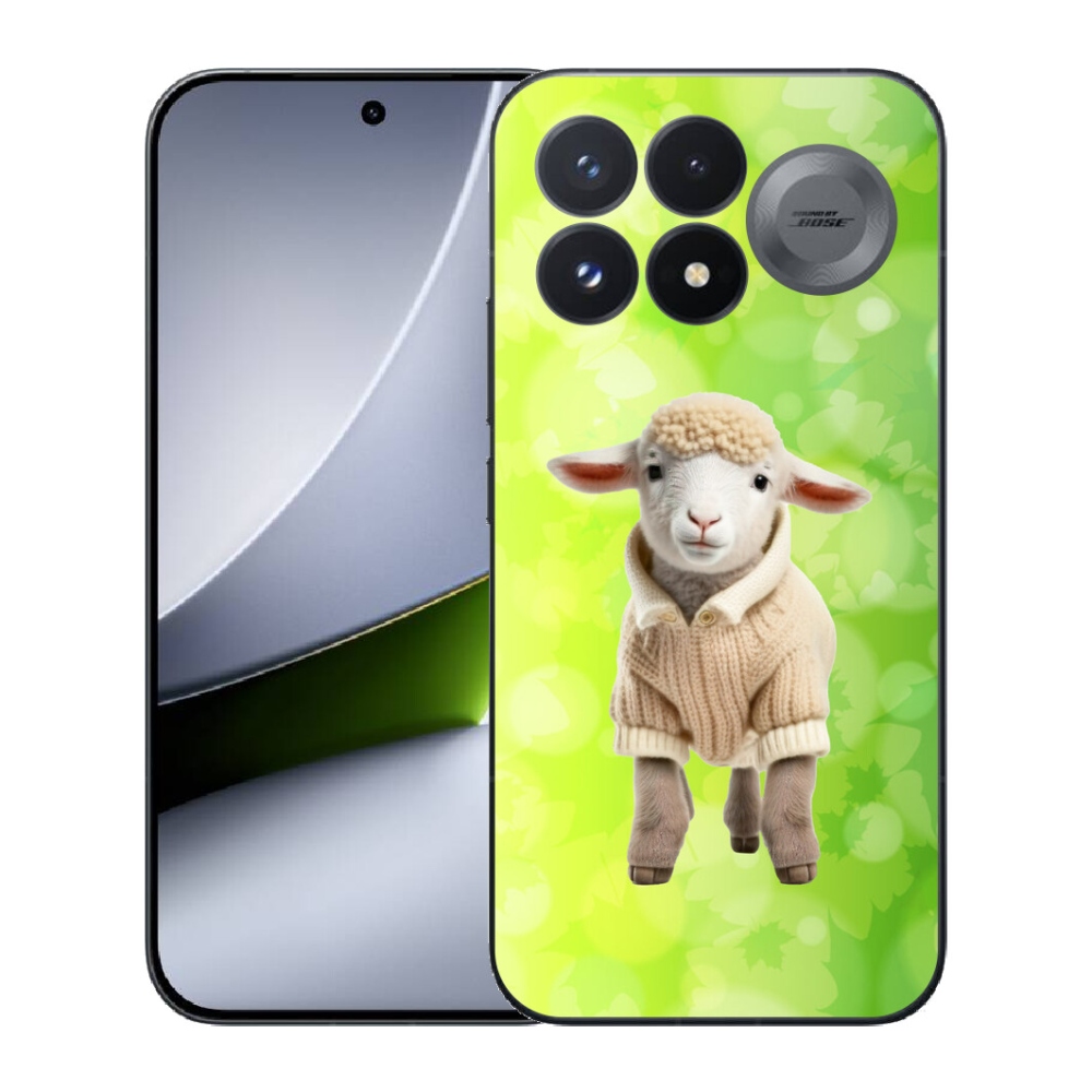 Gélový kryt mmCase na Xiaomi Poco F9 Pro 5G - jahňa vo svetri
