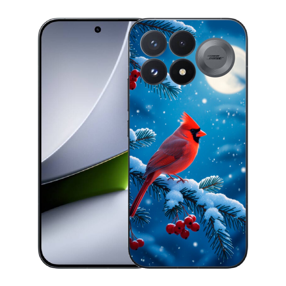 Gélový kryt mmCase na Xiaomi Poco F9 Pro 5G - kardinál červený