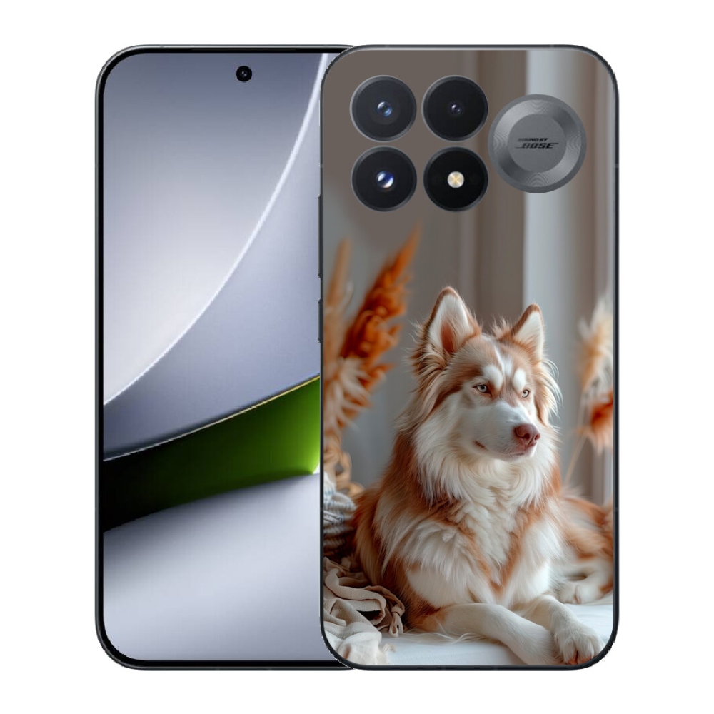 Gélový kryt mmCase na Xiaomi Poco F9 Pro 5G - pokojný sibírsky husky