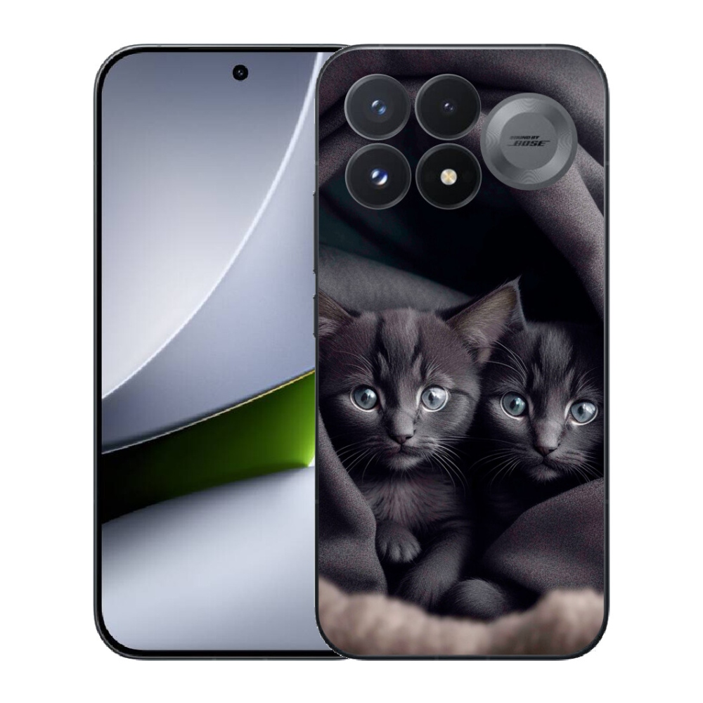 Gélový kryt mmCase na Xiaomi Poco F9 Pro 5G - mačacie duo