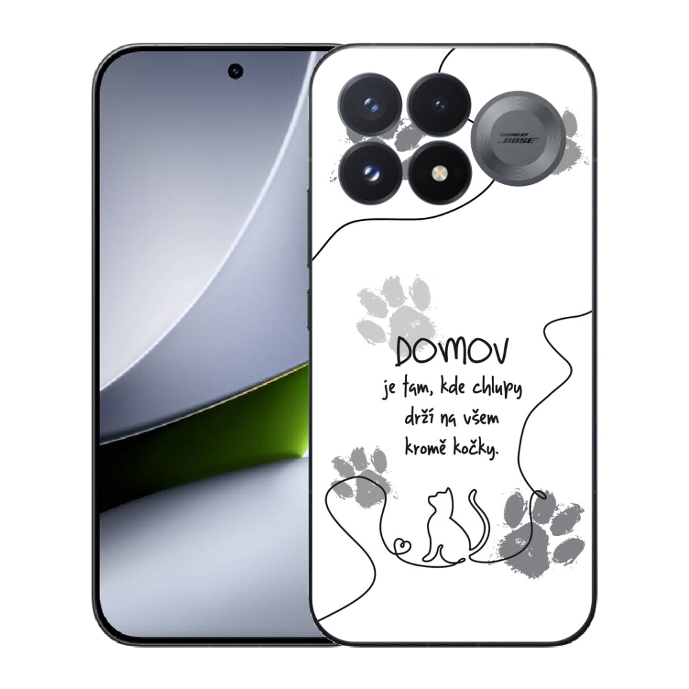 Gélový kryt mmCase na Xiaomi Poco F9 Pro 5G - mačacie motív biele pozadie