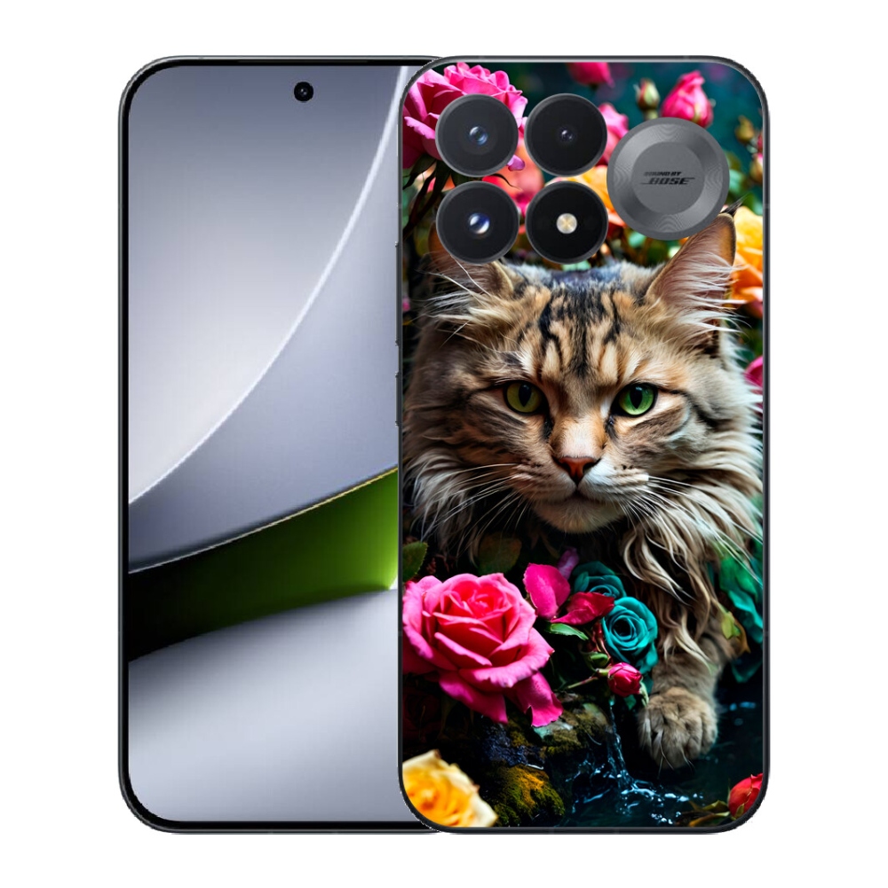 Gélový kryt mmCase na Xiaomi Poco F9 Pro 5G - mačacie pohľad 2