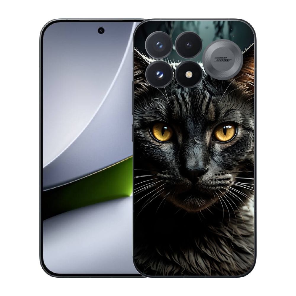 Gélový kryt mmCase na Xiaomi Poco F9 Pro 5G - mačacie pohľad 3