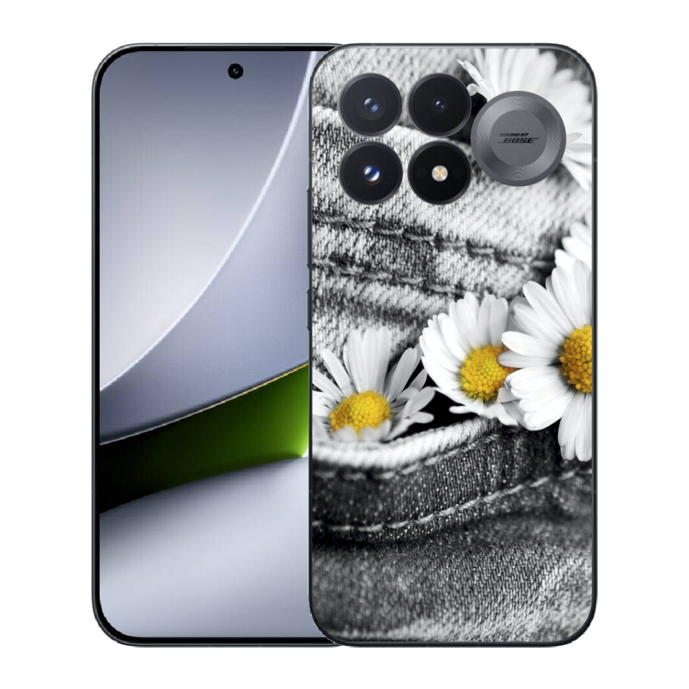 Gélový kryt mmCase na Xiaomi Poco F9 Pro 5G - margaréty