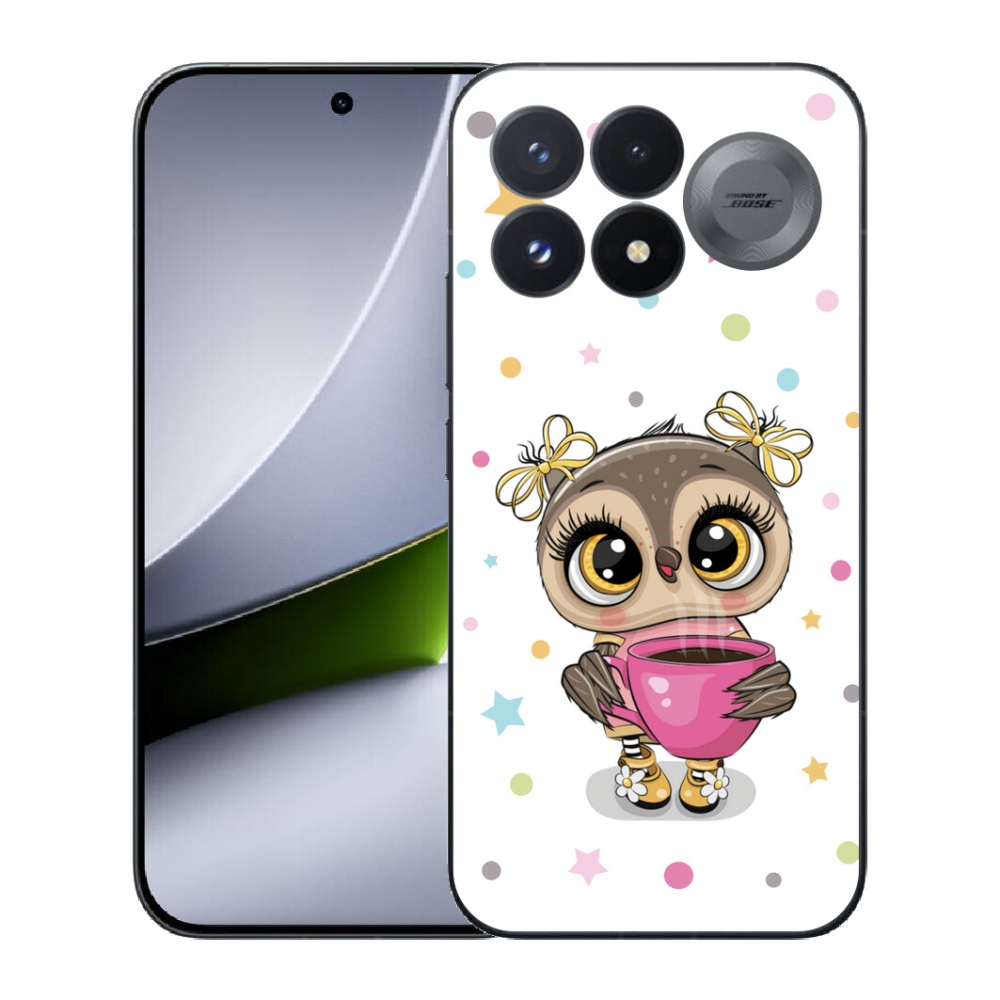 Gélový kryt mmCase na Xiaomi Poco F9 Pro 5G - kreslená sovička