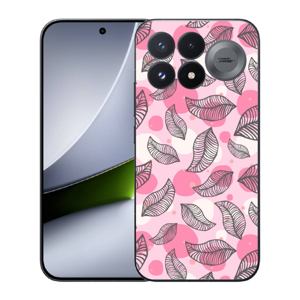 Gélový kryt mmCase na Xiaomi Poco F9 Pro 5G - kreslené padajúce listy