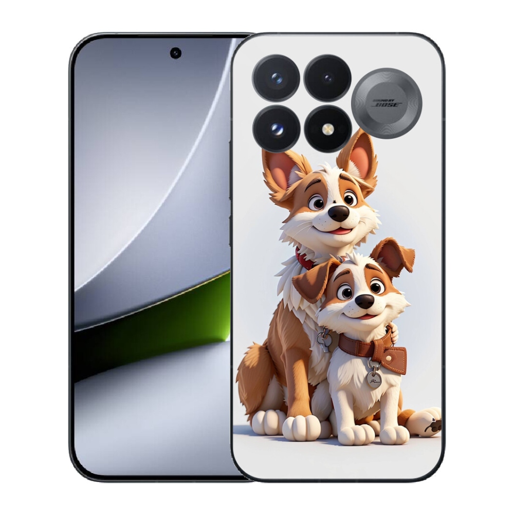 Gélový kryt mmCase na Xiaomi Poco F9 Pro 5G - kreslenie psy