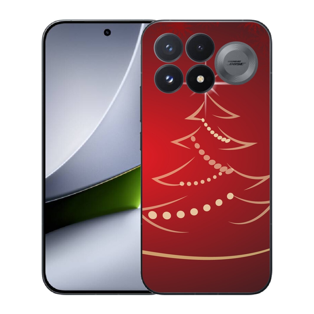 Gélový kryt mmCase na Xiaomi Poco F9 Pro 5G - kreslený vianočný stromček