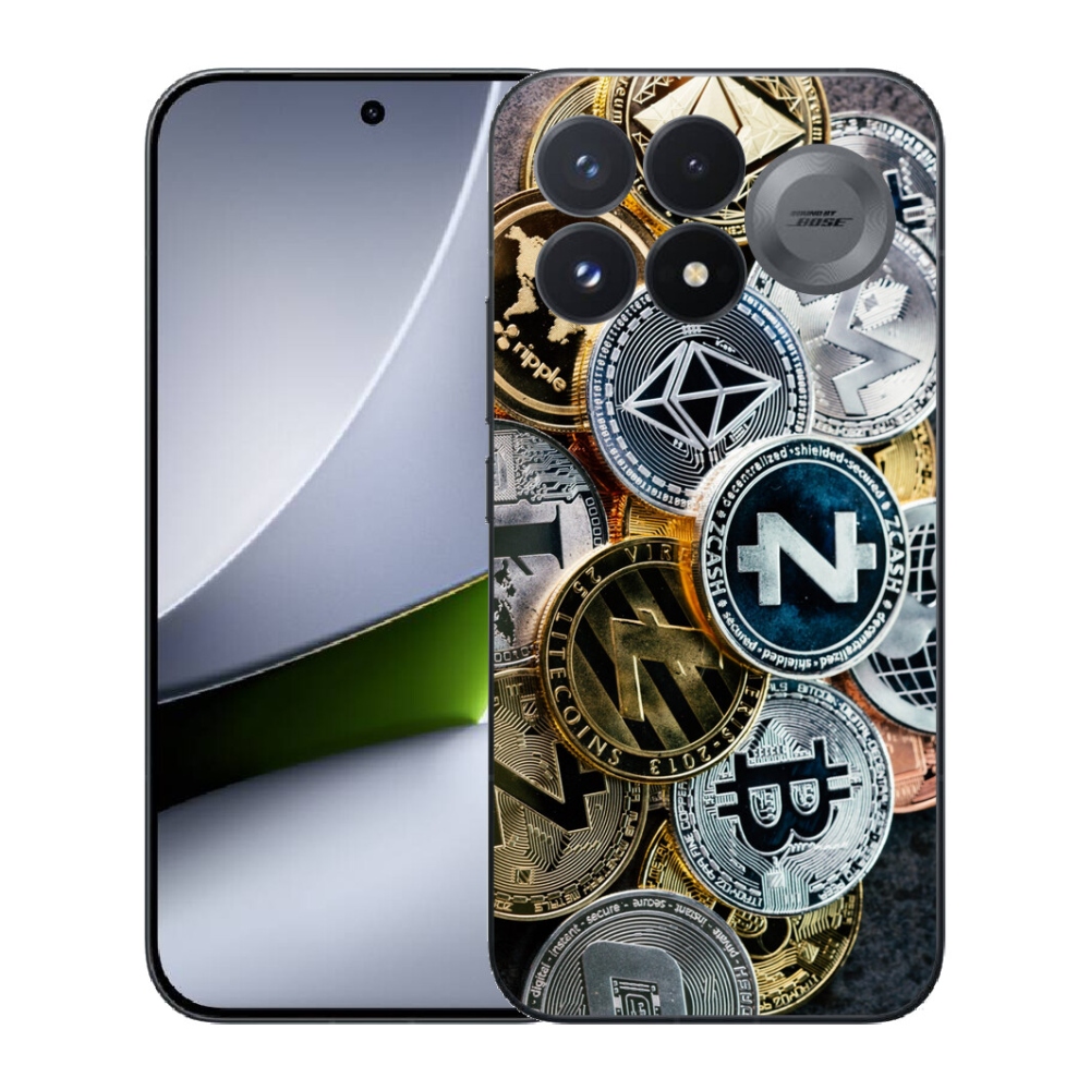 Gélový kryt mmCase na Xiaomi Poco F9 Pro 5G - kryptomeny