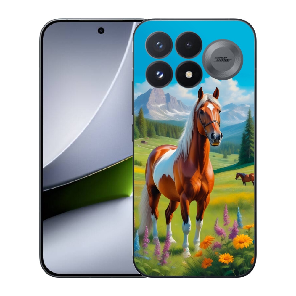 Gélový kryt mmCase na Xiaomi Poco F9 Pro 5G - kôň na lúke