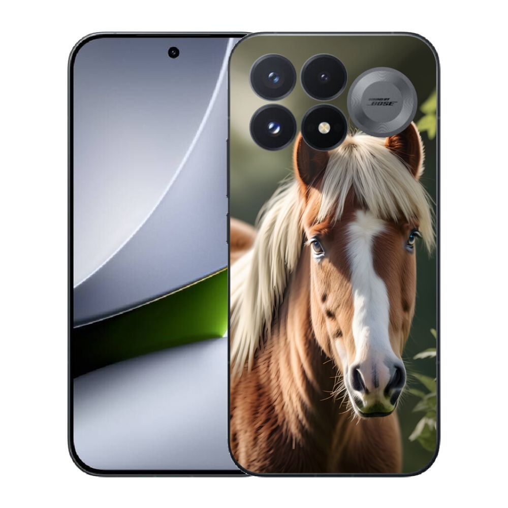 Gélový kryt mmCase na Xiaomi Poco F9 Pro 5G - kôň so svetlou hrivou