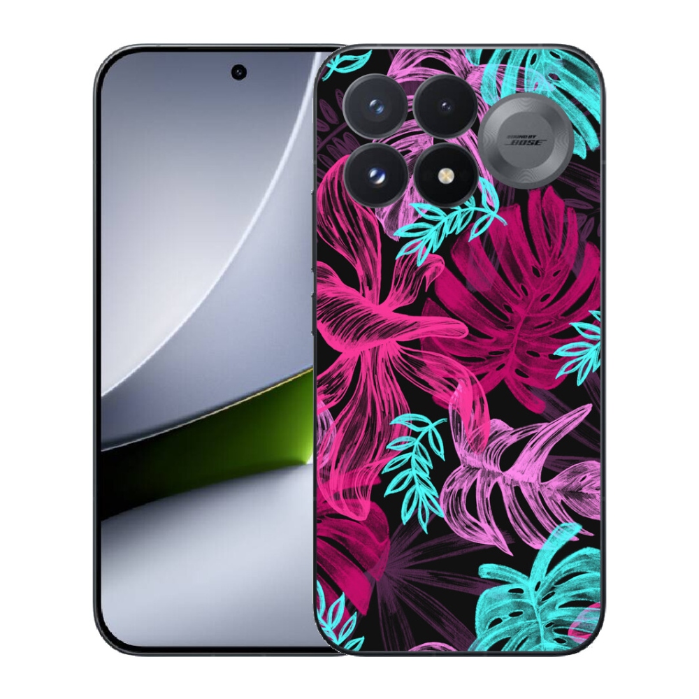 Gélový kryt mmCase na Xiaomi Poco F9 Pro 5G - kvety 1