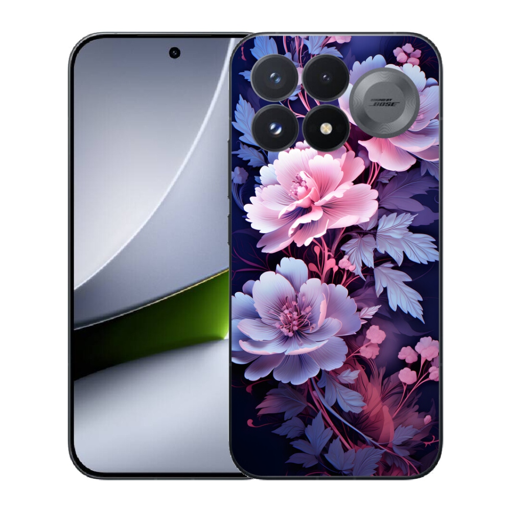 Gélový kryt mmCase na Xiaomi Poco F9 Pro 5G - kvety 11