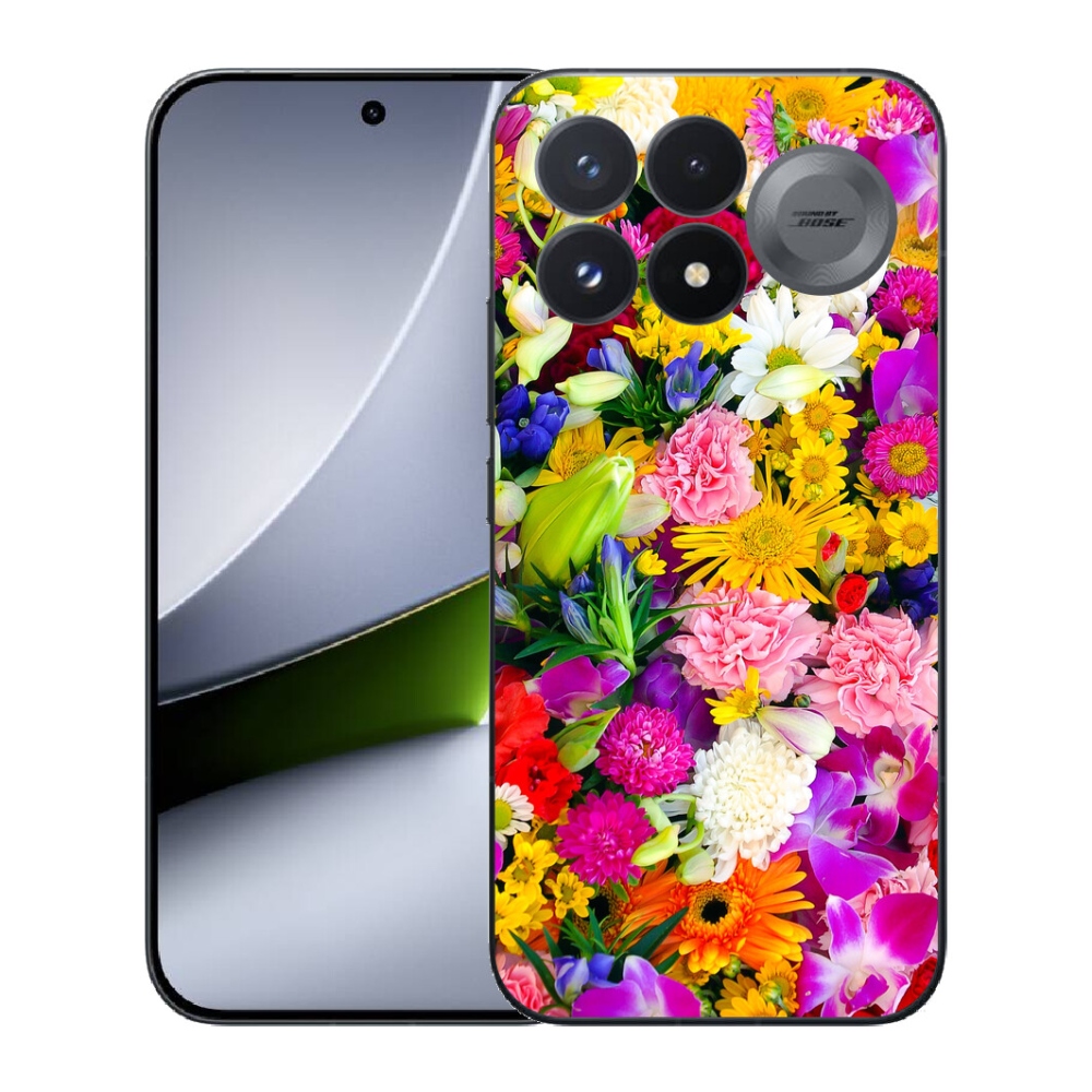Gélový kryt mmCase na Xiaomi Poco F9 Pro 5G - kvety 12
