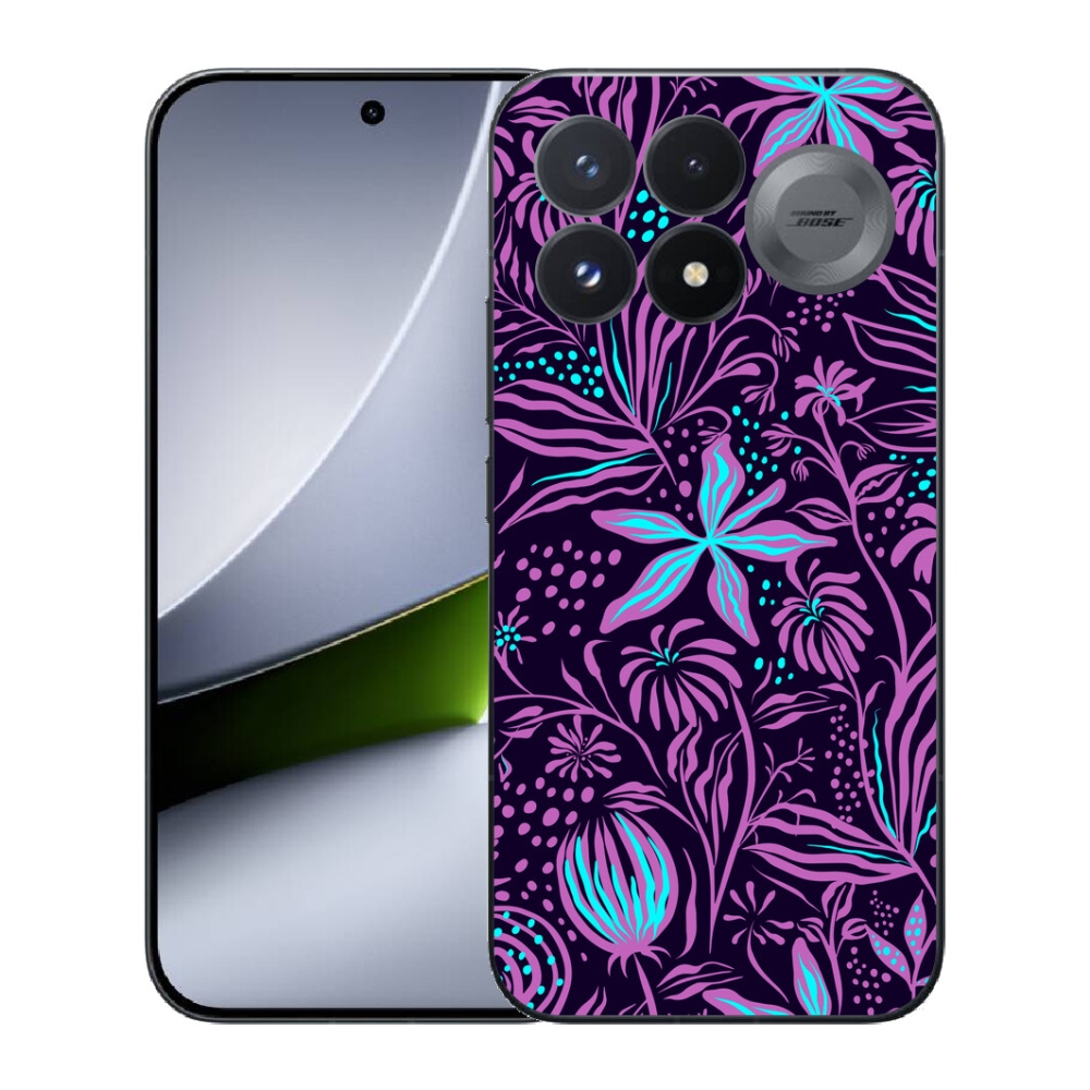 Gélový kryt mmCase na Xiaomi Poco F9 Pro 5G - kvety 2
