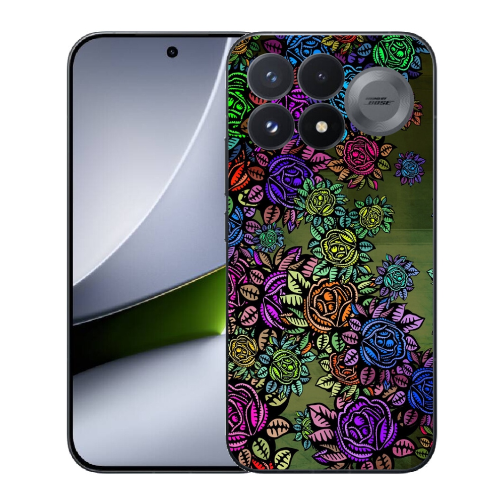 Gélový kryt mmCase na Xiaomi Poco F9 Pro 5G - kvety 6