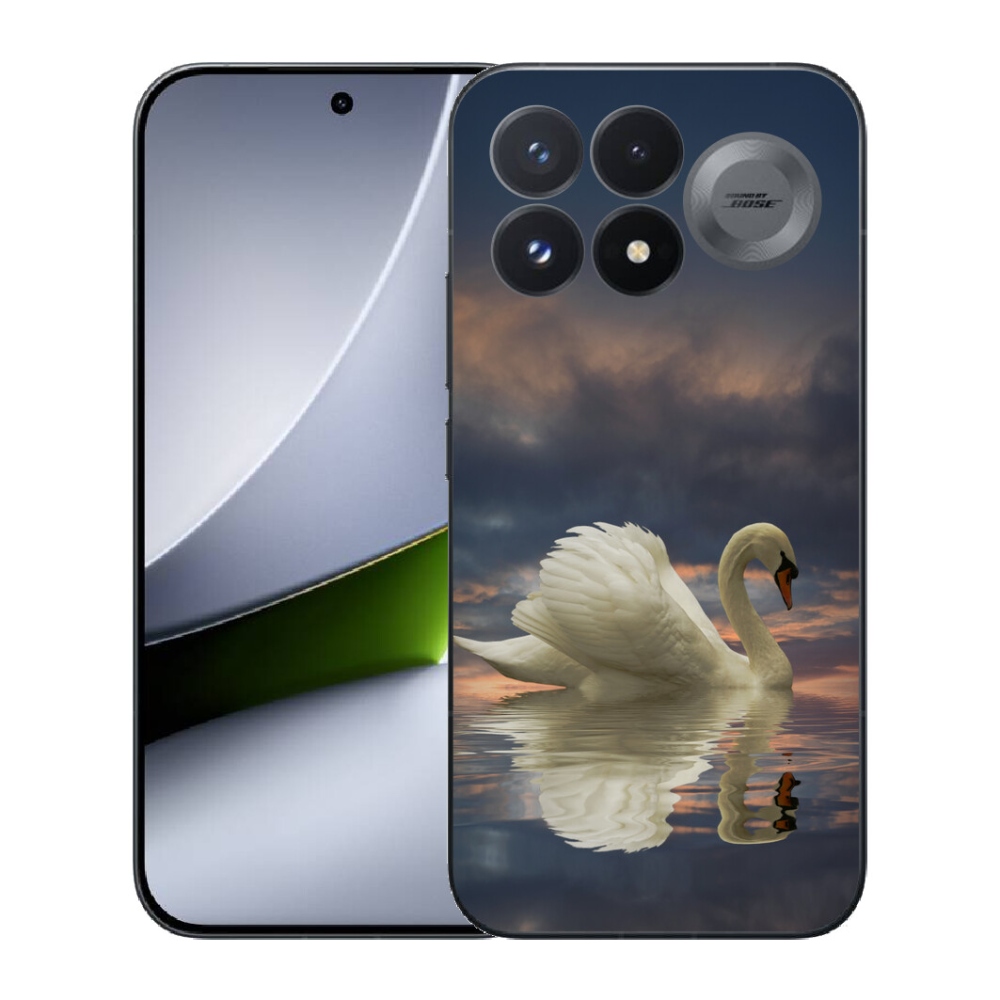 Gélový kryt mmCase na Xiaomi Poco F9 Pro 5G - labuť