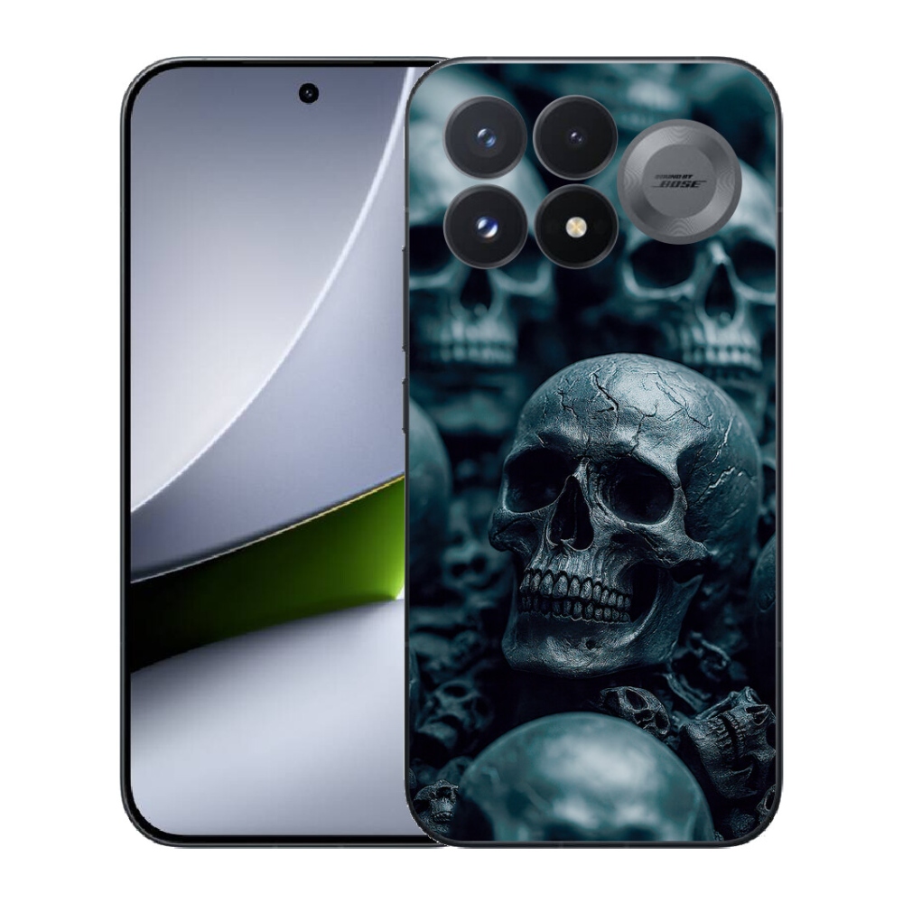 Gélový kryt mmCase na Xiaomi Poco F9 Pro 5G - lebka 2
