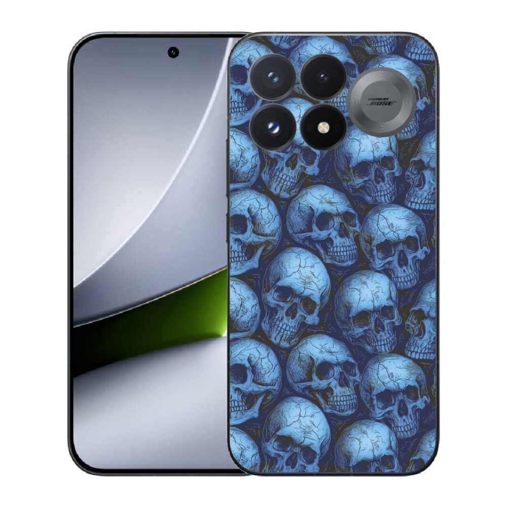 Gélový kryt mmCase na Xiaomi Poco F9 Pro 5G - lebky