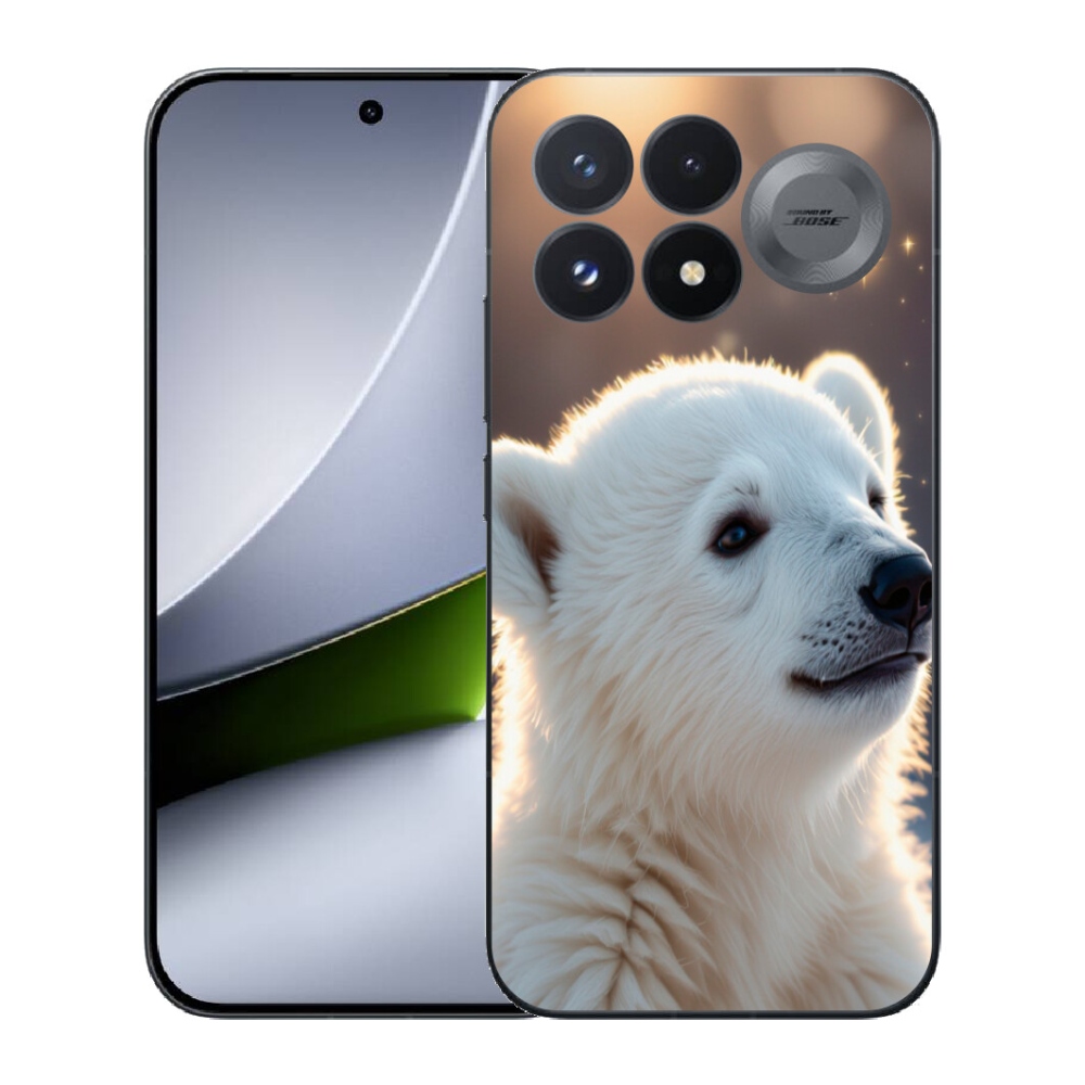 Gélový kryt mmCase na Xiaomi Poco F9 Pro 5G - ľadový medveď
