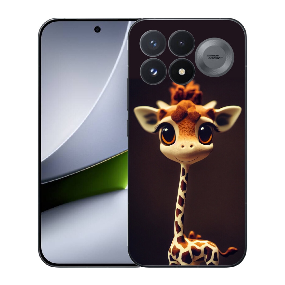 Gélový kryt mmCase na Xiaomi Poco F9 Pro 5G - malá žirafa