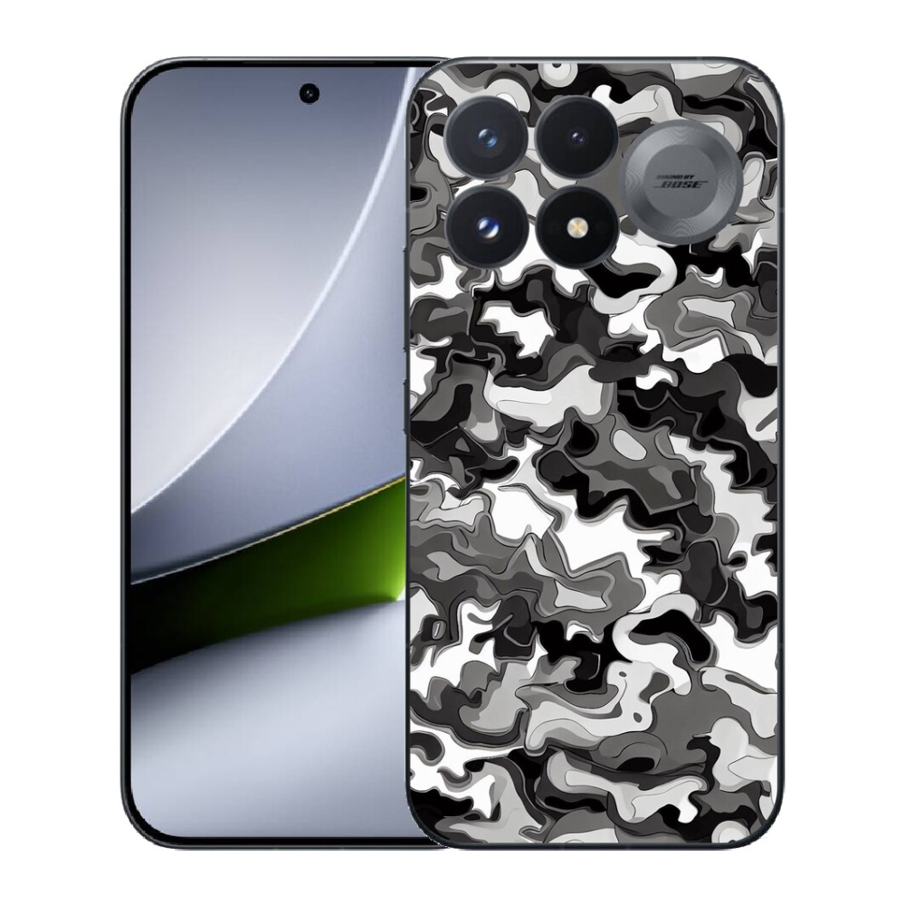 Gélový kryt mmCase na Xiaomi Poco F9 Pro 5G - maskáčový vzor 3