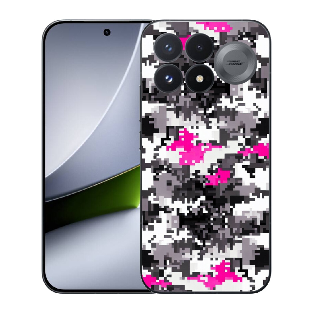 Gélový kryt mmCase na Xiaomi Poco F9 Pro 5G - maskáčový vzor 4