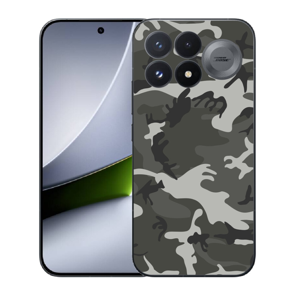Gélový kryt mmCase na Xiaomi Poco F9 Pro 5G - maskáčový vzor
