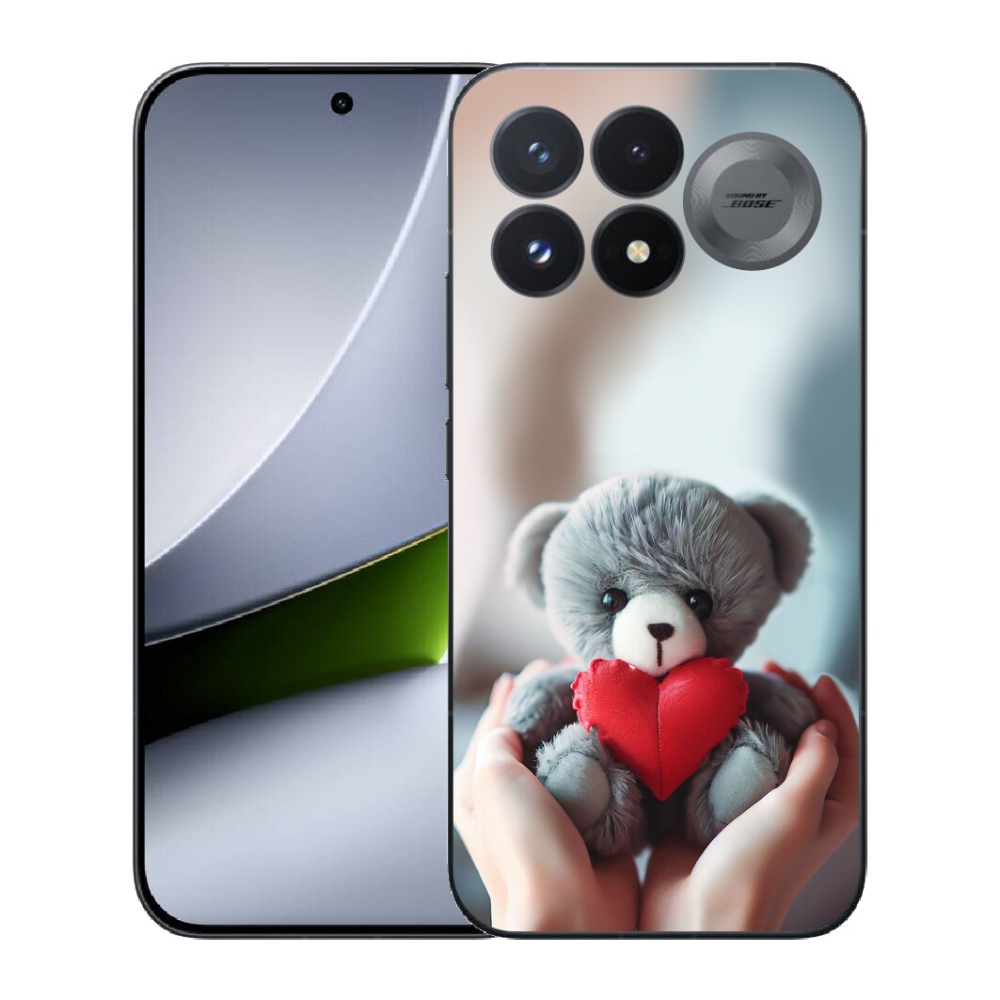 Gélový kryt mmCase na Xiaomi Poco F9 Pro 5G - medvedík pre zamilovaných