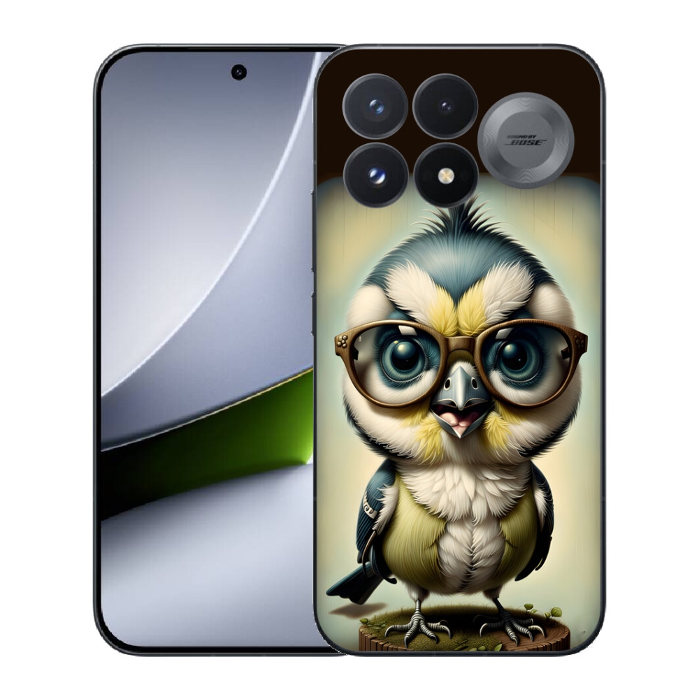 Gélový kryt mmCase na Xiaomi Poco F9 Pro 5G - mláďa s okuliarmi