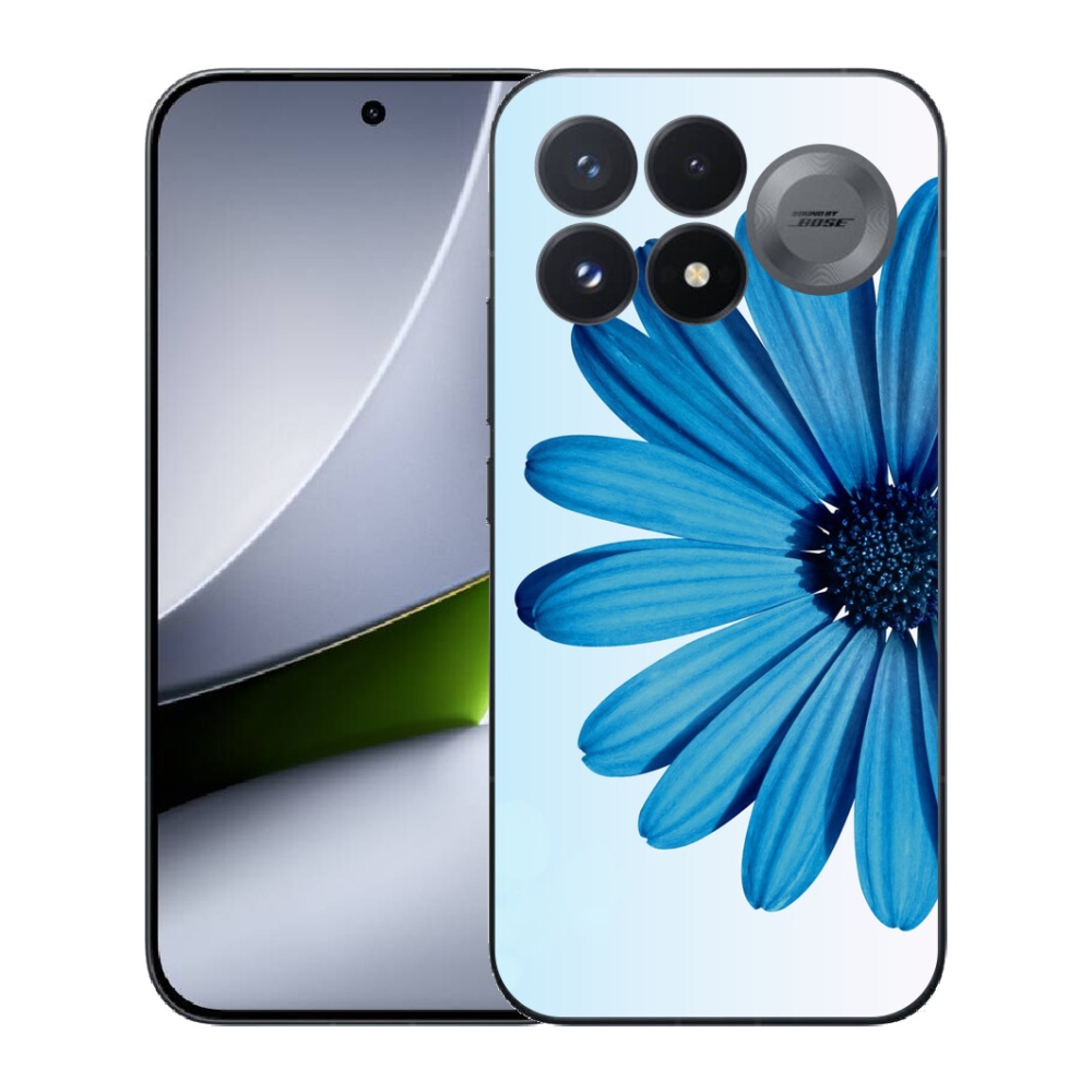 Gélový kryt mmCase na Xiaomi Poco F9 Pro 5G - modrá margaréta