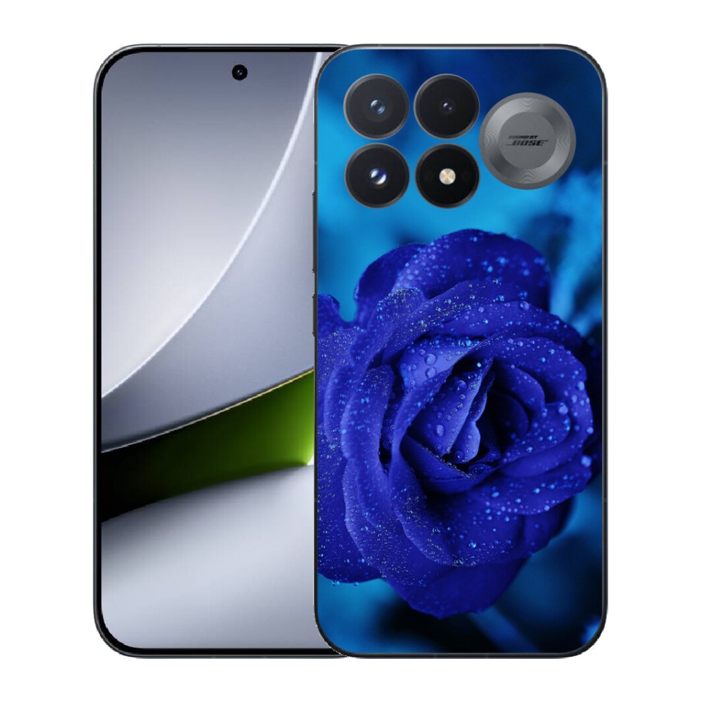 Gélový kryt mmCase na Xiaomi Poco F9 Pro 5G - modrá ruža