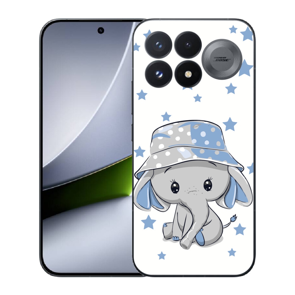 Gélový kryt mmCase na Xiaomi Poco F9 Pro 5G - modrý slon