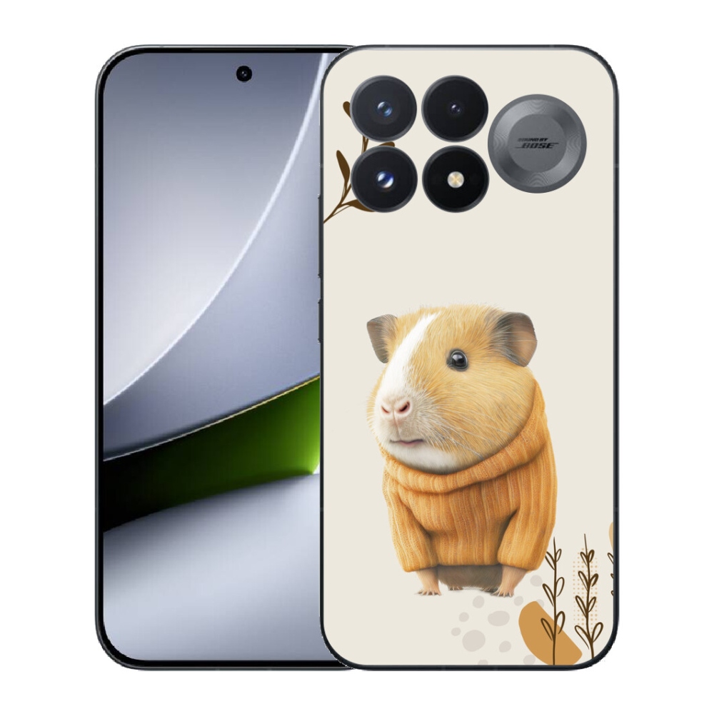 Gélový kryt mmCase na Xiaomi Poco F9 Pro 5G - morča vo svetri