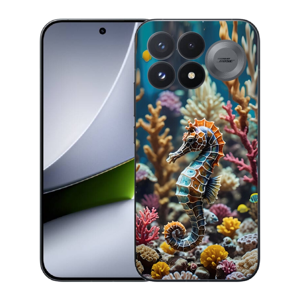 Gélový kryt mmCase na Xiaomi Poco F9 Pro 5G - morský koník 2