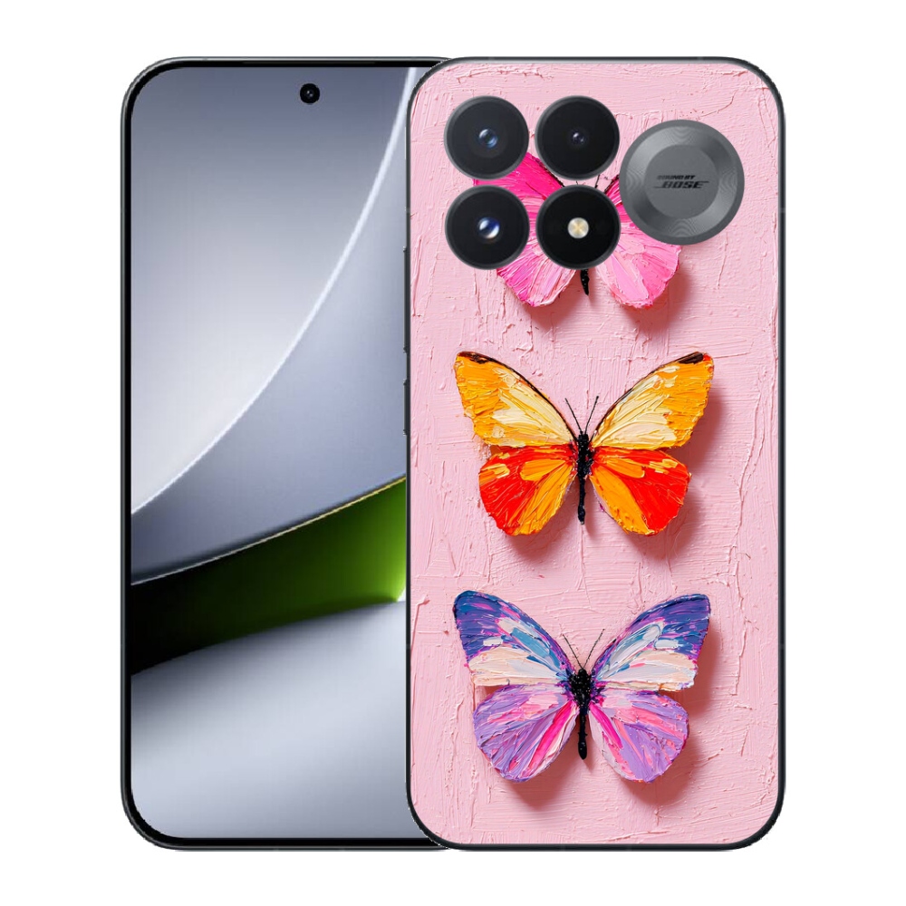 Gélový kryt mmCase na Xiaomi Poco F9 Pro 5G - motýlia trojica