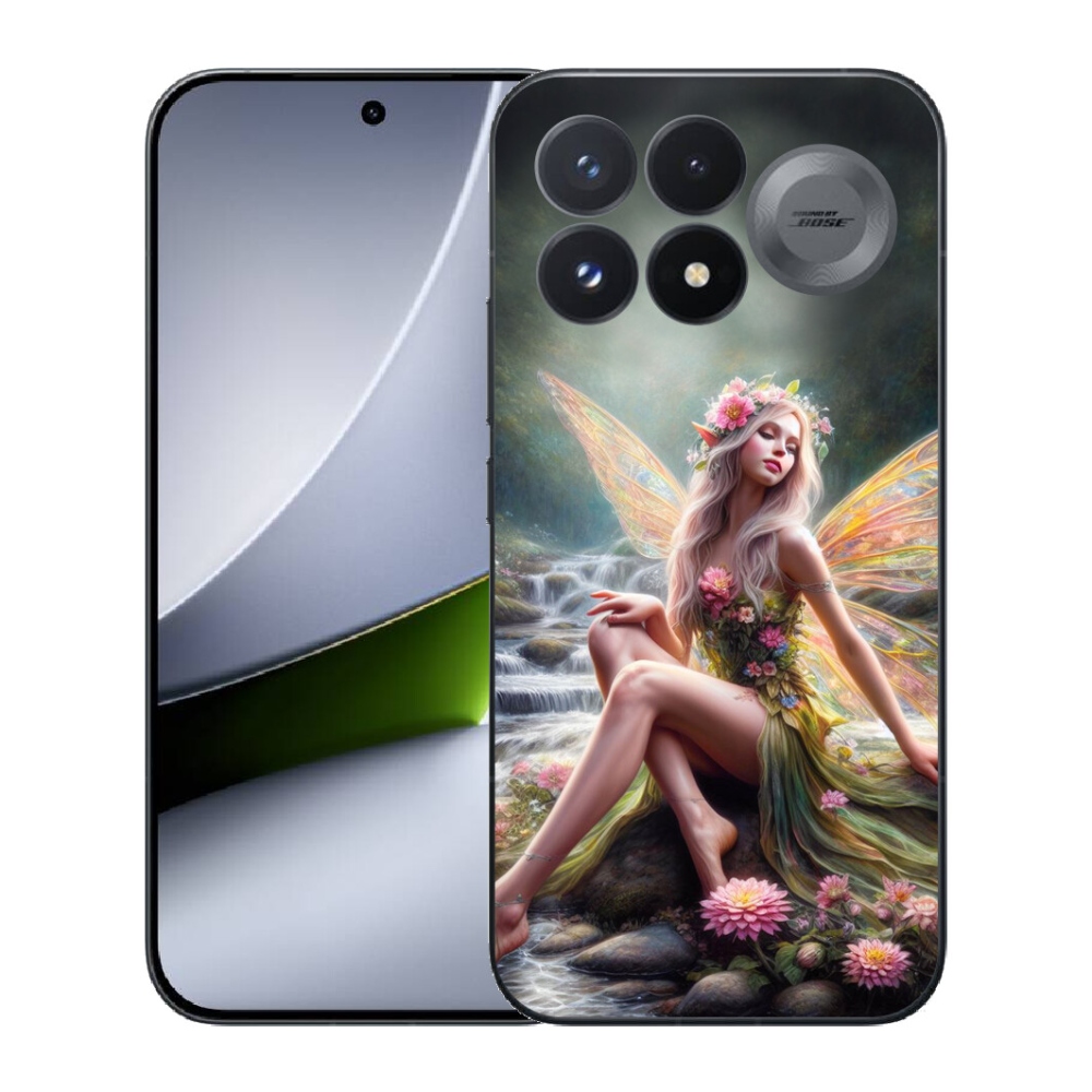 Gélový kryt mmCase na Xiaomi Poco F9 Pro 5G - motýlia žena 1