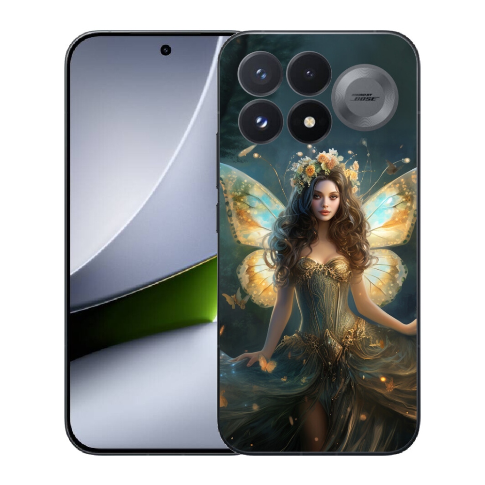 Gélový kryt mmCase na Xiaomi Poco F9 Pro 5G - motýlia žena