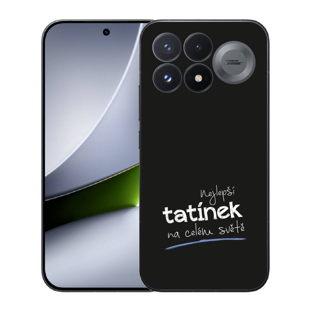 Gélový kryt mmCase na Xiaomi Poco F9 Pro 5G - najlepší otecko 4 čierne pozadie