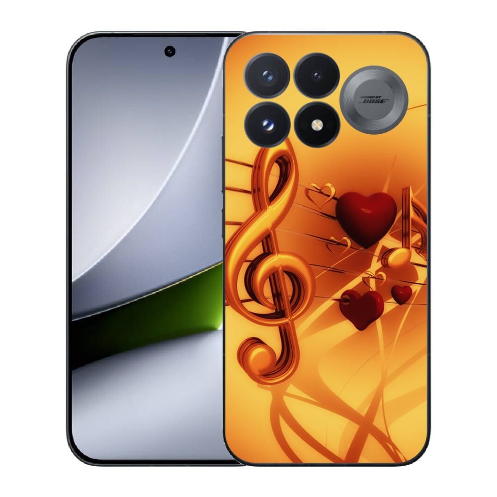 Gélový kryt mmCase na Xiaomi Poco F9 Pro 5G - noty