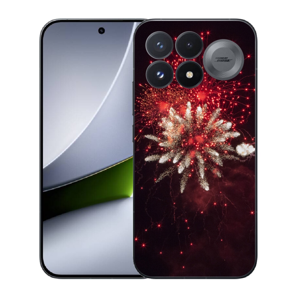 Gélový kryt mmCase na Xiaomi Poco F9 Pro 5G - ohňostroj