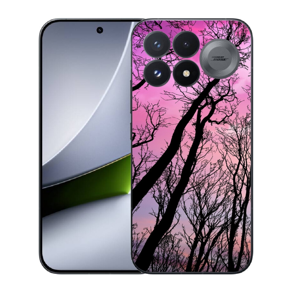 Gélový kryt mmCase na Xiaomi Poco F9 Pro 5G - opadané stromy