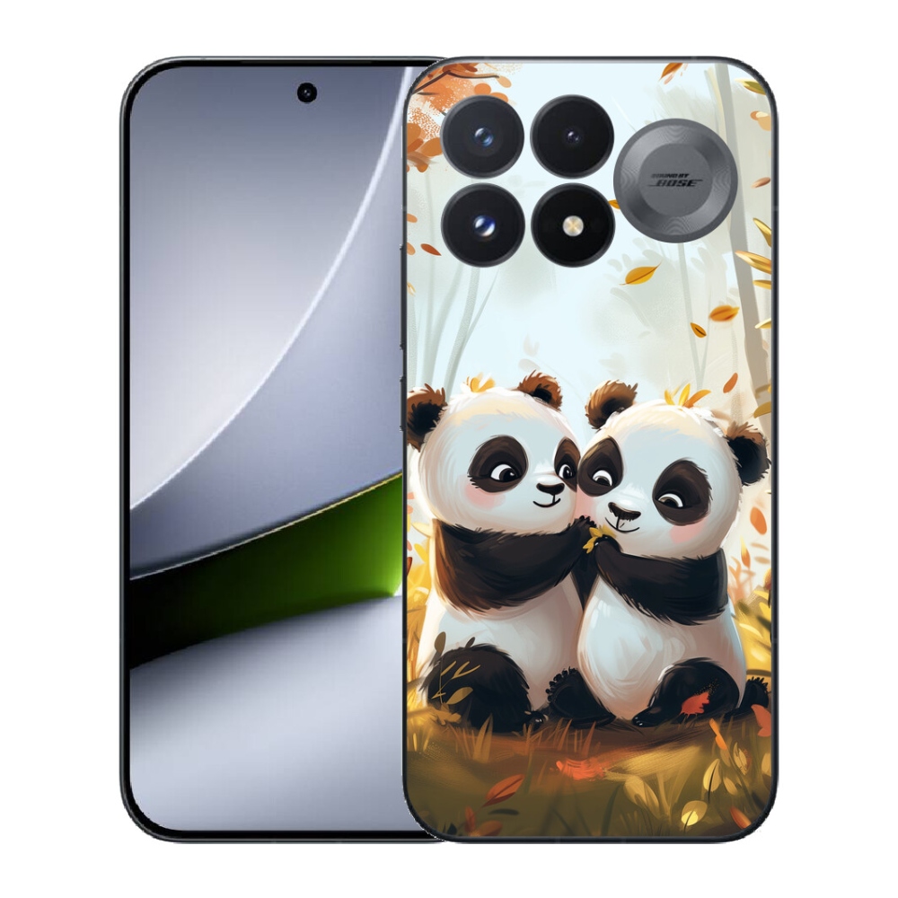 Gélový kryt mmCase na Xiaomi Poco F9 Pro 5G - pandy