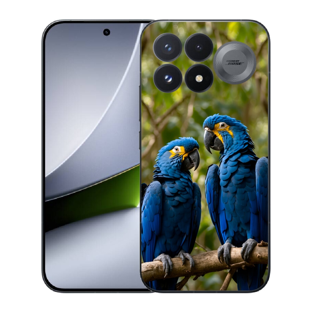 Gélový kryt mmCase na Xiaomi Poco F9 Pro 5G - papagájové duo