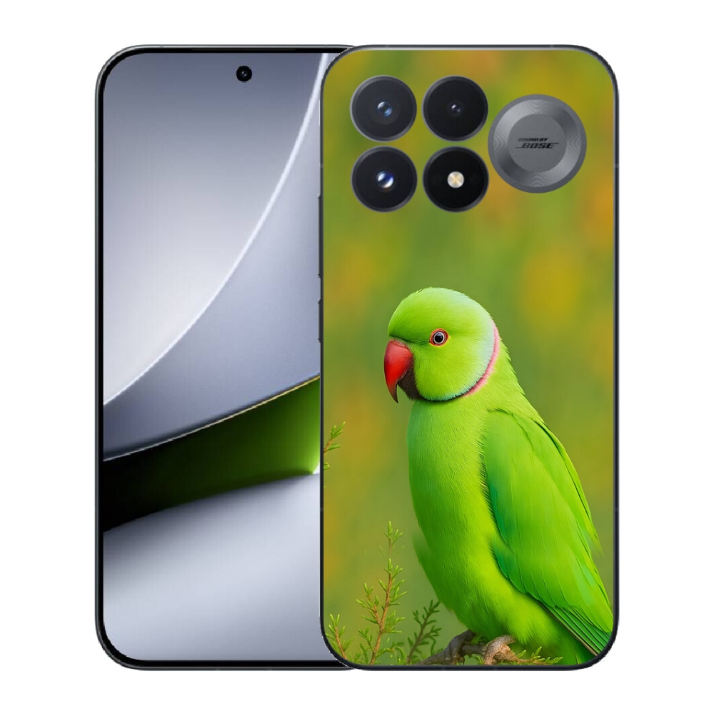 Gélový kryt mmCase na Xiaomi Poco F9 Pro 5G - papagáj alexander 2
