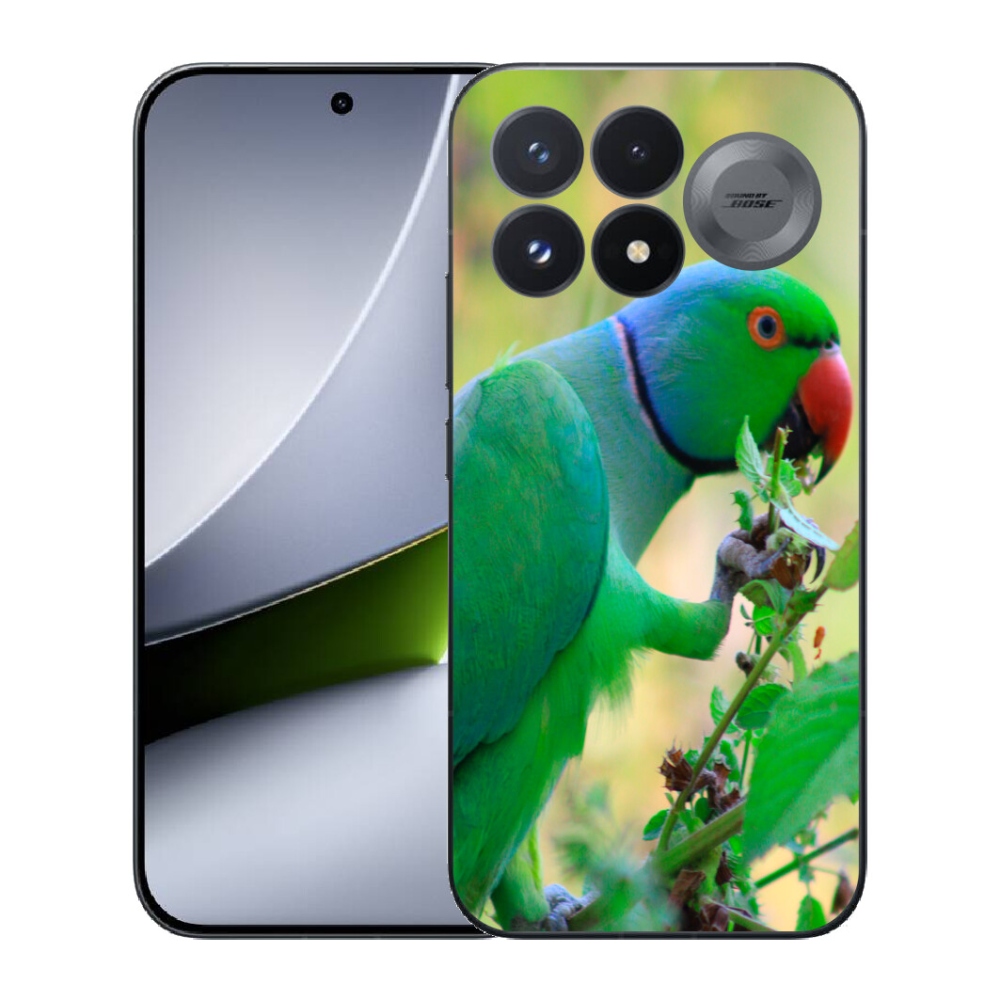 Gélový kryt mmCase na Xiaomi Poco F9 Pro 5G - papagáj Alexandr