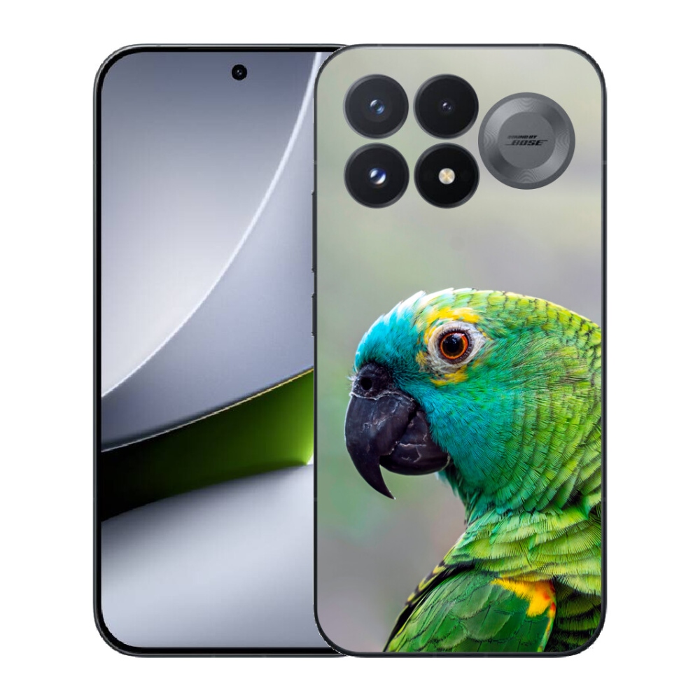 Gélový kryt mmCase na Xiaomi Poco F9 Pro 5G - papagáj amazoňan