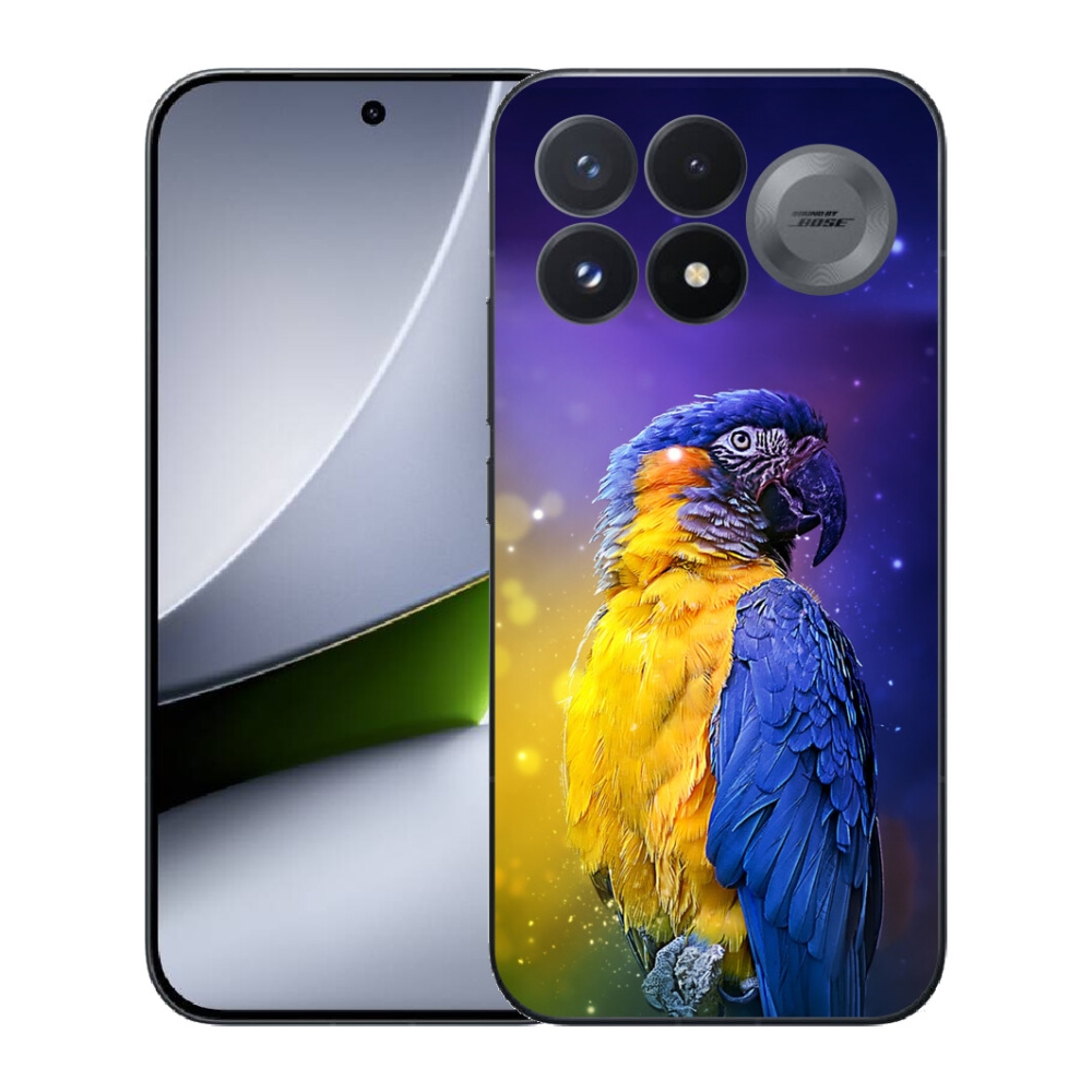 Gélový kryt mmCase na Xiaomi Poco F9 Pro 5G - papagáj ara 1